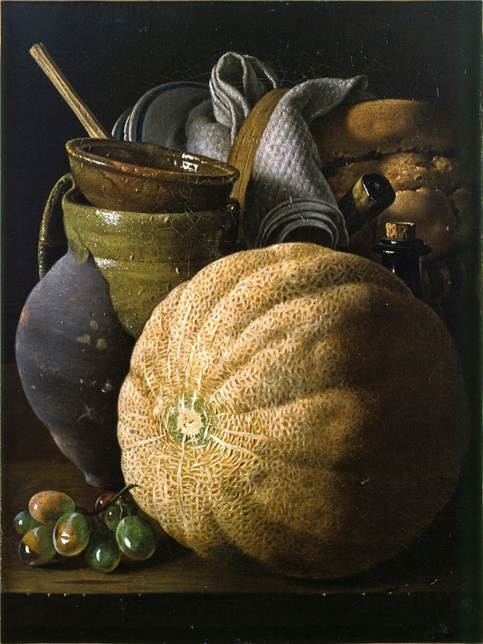 路易斯·埃吉迪奥·梅伦德斯(Luis Egidio Meléndez)的画作-静物 Still Live