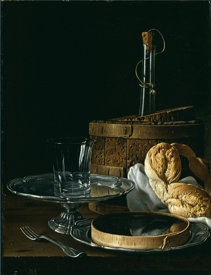 路易斯·埃吉迪奥·梅伦德斯(Luis Egidio Meléndez)的画作-静物Luis Egidio Still Life 1770