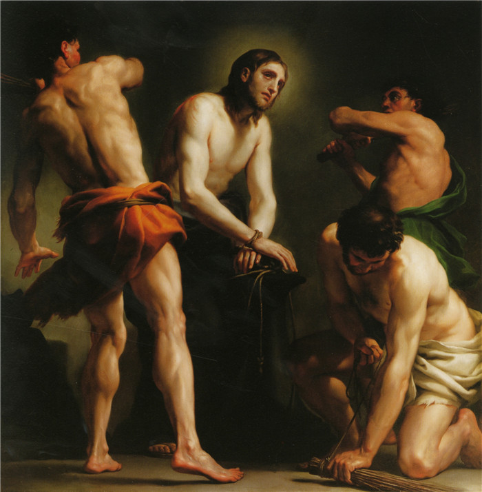 《盖伦克里斯蒂》安东·拉斐尔·蒙斯(Anton Raphael Mengs)油画-Geißelung Christi