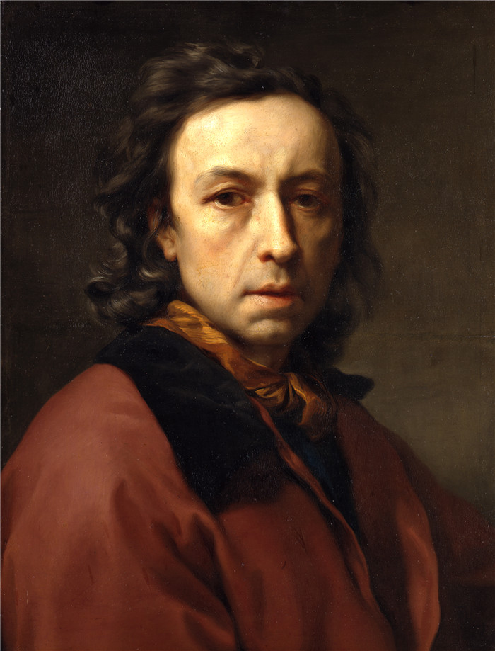 《自画像》安东·拉斐尔·蒙斯(Anton Raphael Mengs)油画-Self Portrait