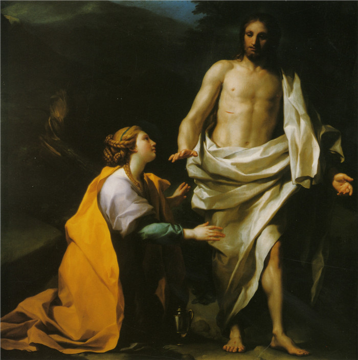 《马德里探戈》安东·拉斐尔·蒙斯(Anton Raphael Mengs)油画-Noli me tangere   Madrid