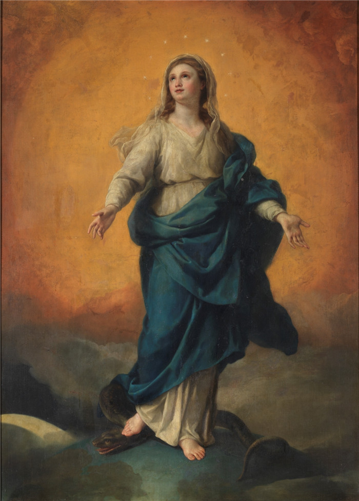 《完美的概念》安东·拉斐尔·蒙斯(Anton Raphael Mengs)油画-La Inmaculada Concepción