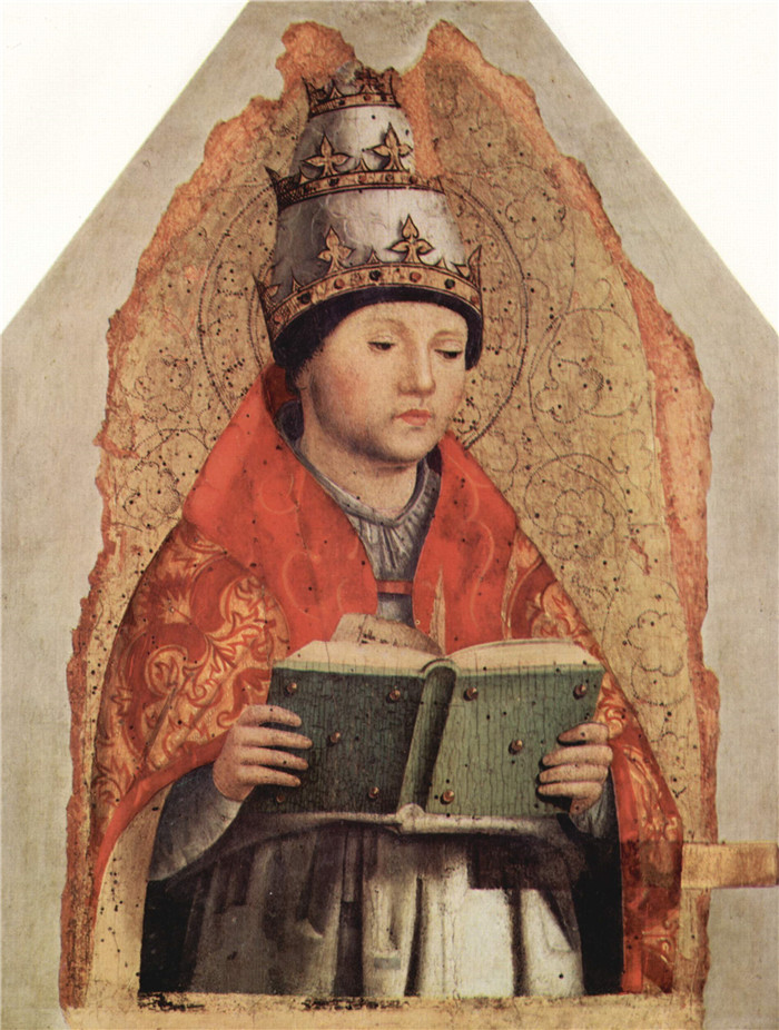 安东内洛·达·墨西拿 (Antonello da Messina)作品-圣格里高尔
