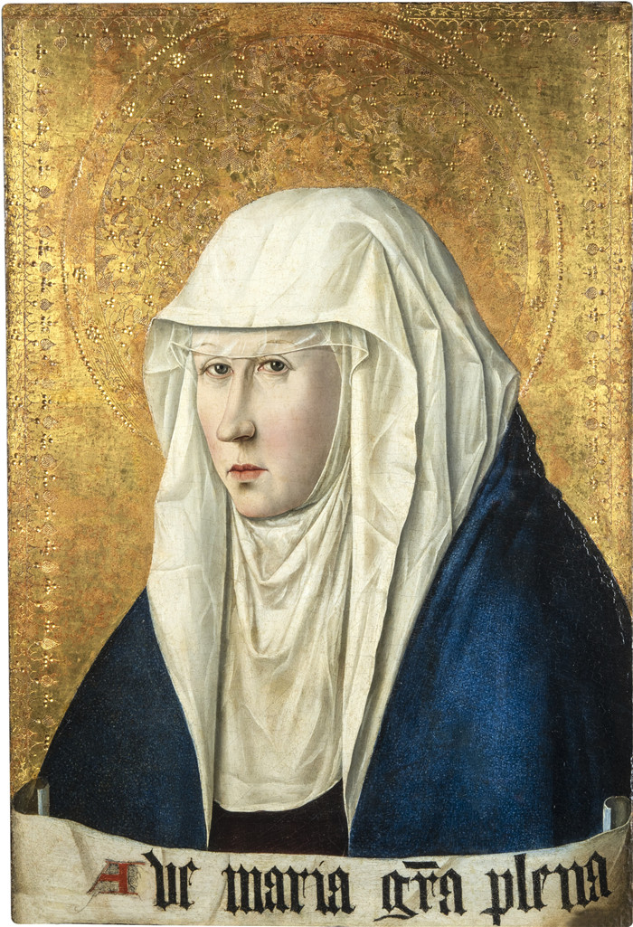 安东内洛·达·墨西拿 （Antonello da Messina）作品-Antonello da Messina o Jacomart Baco di Valencia- Virgo advocata