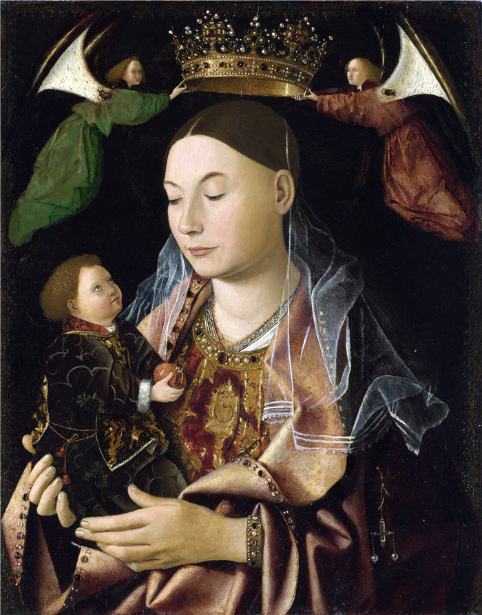 安东内洛·达·墨西拿 (Antonello da Messina)作品-麦当娜 madonna salting