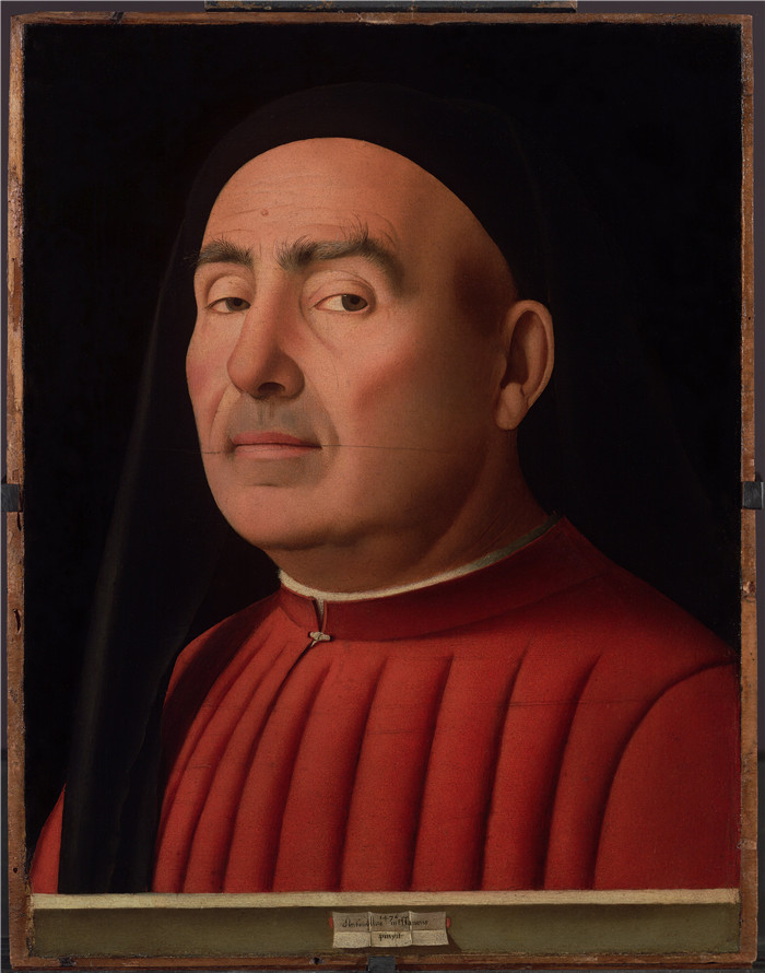 安东内洛·达·墨西拿 (Antonello da Messina)作品-肖像Ritratto Trivulzio