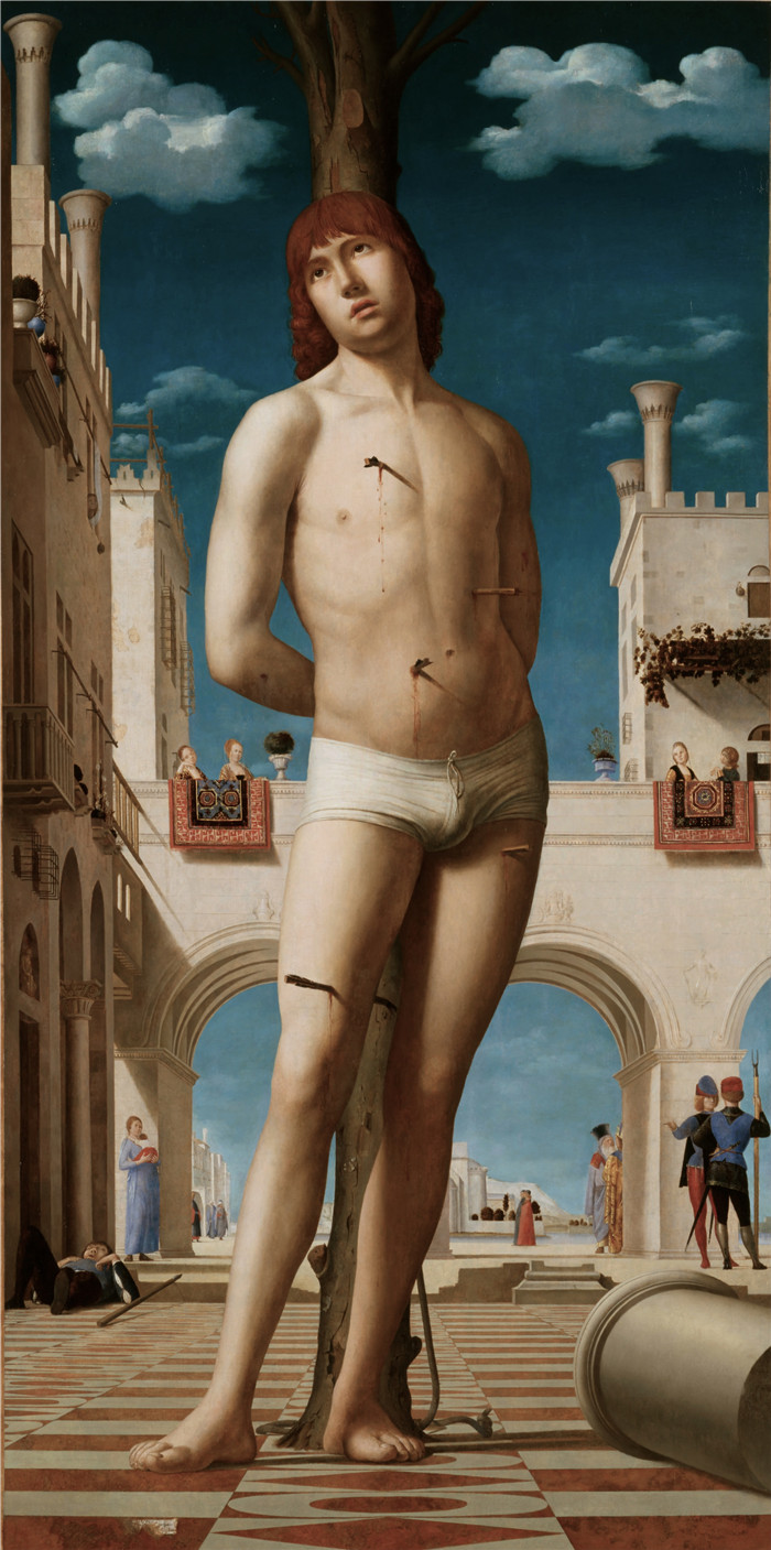 《圣塞巴斯蒂安》安东内洛·达·墨西拿 (Antonello da Messina)作品-St. Sebastian