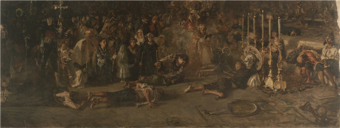 弗朗切斯科·保罗·米切蒂（Francesco Paolo Michetti）作品-投票El voto (boceto)