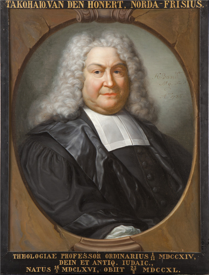 希罗尼穆斯·范德米吉(Hieronymus van der Mij)的画作-肖像Portret van Taco Hajo van den Honert