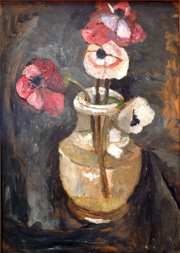 保拉·莫德松-贝克尔（Paula Modersohn-Becker）油画-静物Stilleben m Anemonen