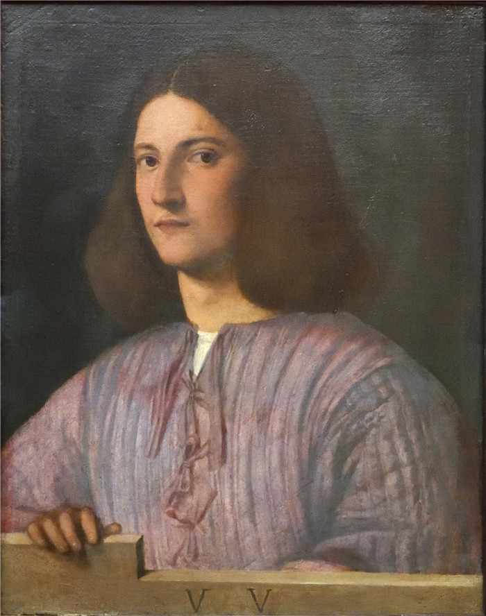 乔尔乔内(Giorgione)高清作品-《年轻人的肖像》