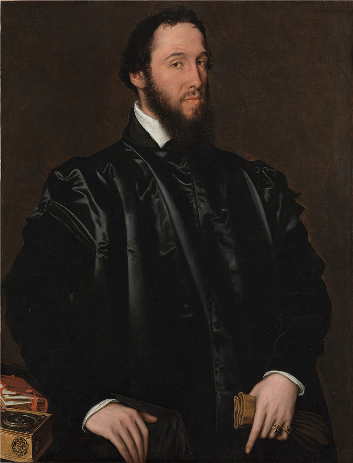 《安东尼·佩雷诺·德·格兰维尔》安东尼斯·莫尔（Anthonis Mor）的画作-Antoine Perrenot de Granvelle