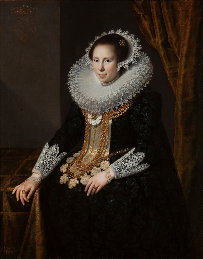 《约翰娜·马滕斯》保罗·莫雷瑟(Paulus Moreelse)作品 -Johanna Martens (Moreelse)