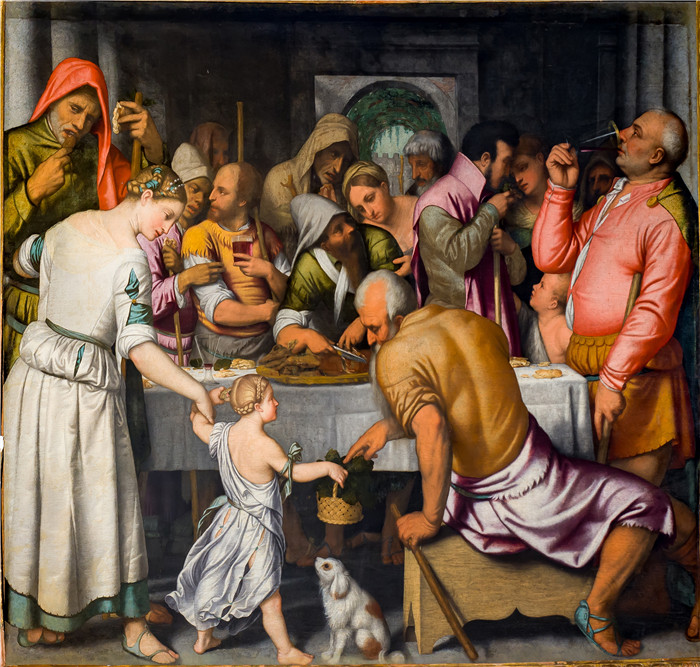 《复活节羔羊》莫雷托·达·布雷西亚（Moretto da Brescia）画作