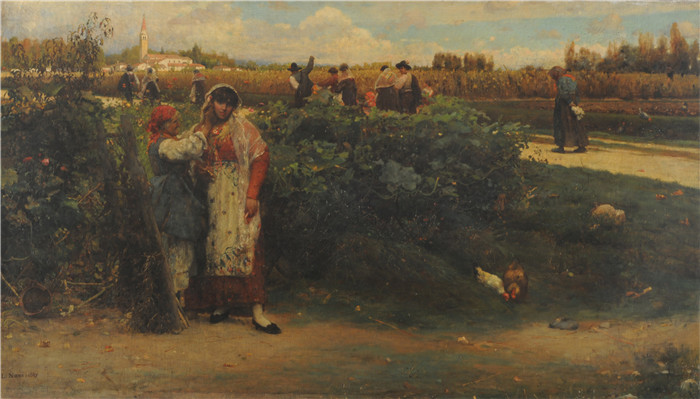 《派对围栏》路易吉·诺诺(Luigi Nono)的画作- I recini da festa