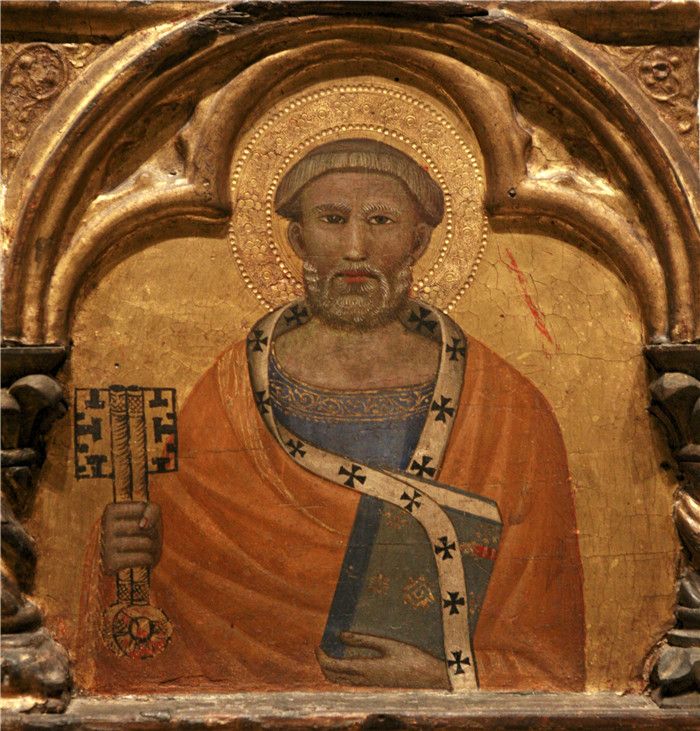 努齐快板(Allegretto Nuzi )的画作-五使徒Five apostles-Allegretto Nuzi mg 9938