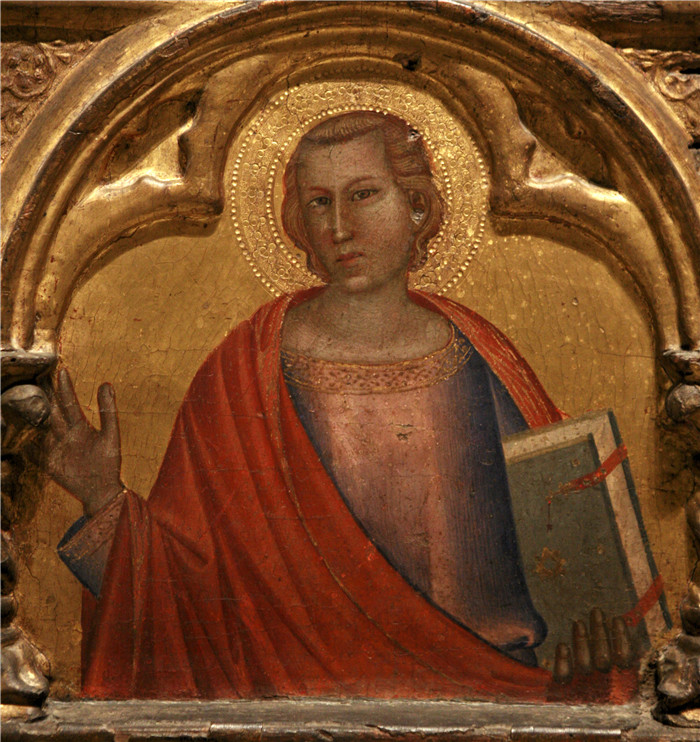 努齐快板(Allegretto Nuzi )的画作-五使徒Five apostles-Allegretto Nuzi mg 9941