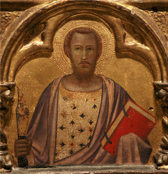 《五使徒》努齐快板(Allegretto Nuzi )的画作-Five apostles-Allegretto Nuzi mg 9940