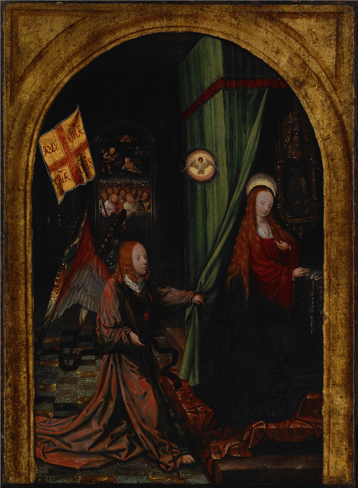 雅各布·科内利兹（Jacob Cornelisz） 的画作-van Oostsanen, Jacob - Annunciation