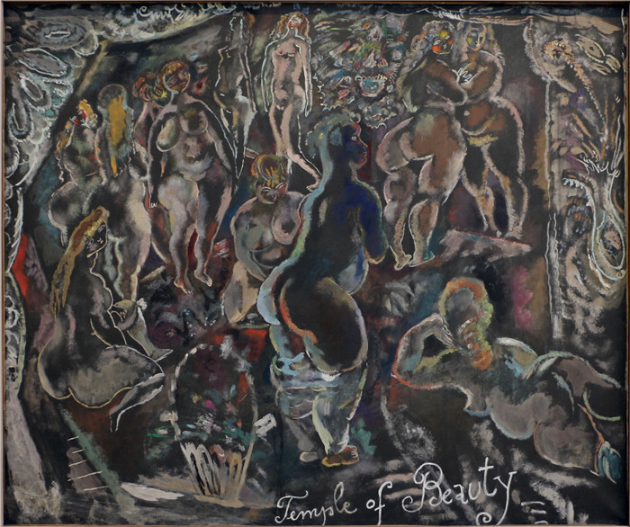 朱尔斯·帕辛（Jules Pascin）画作-tempio della bellezza, 1925