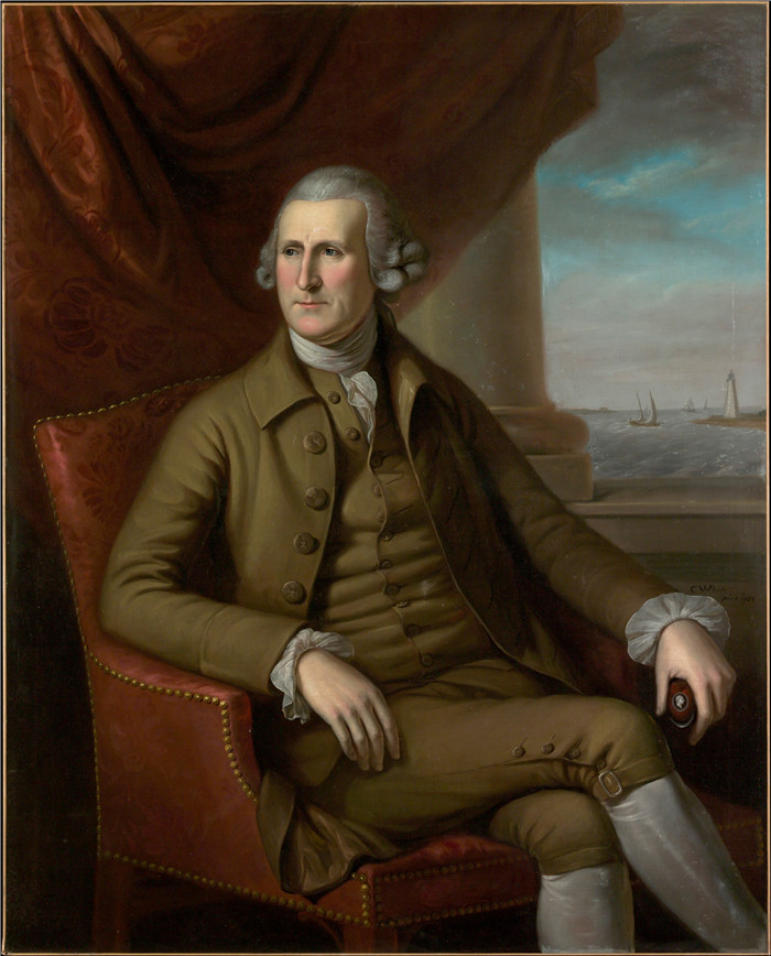 《托马斯·威林肖像》查尔斯·威尔逊·皮尔（Charles Willson Peale）画作-Portrait of Thomas Willing