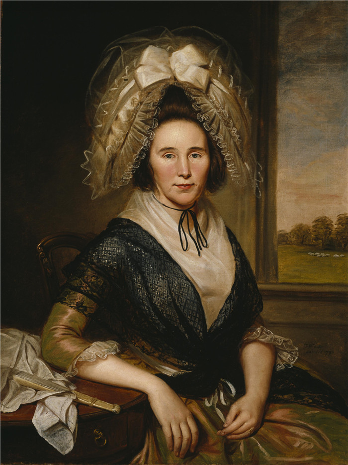 查尔斯·威尔逊·皮尔（Charles Willson Peale）画作-Rachel Leeds Kerr