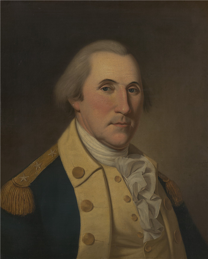 《乔治·华盛顿》查尔斯·威尔逊·皮尔（Charles Willson Peale）画作-George Washington (1732-1799), LL.D. 1781