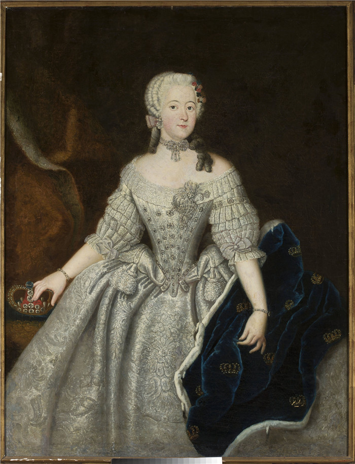 安托万·佩斯内（Antoine Pesne）油画-肖像Portrait of Luise Ulrike von Preussen