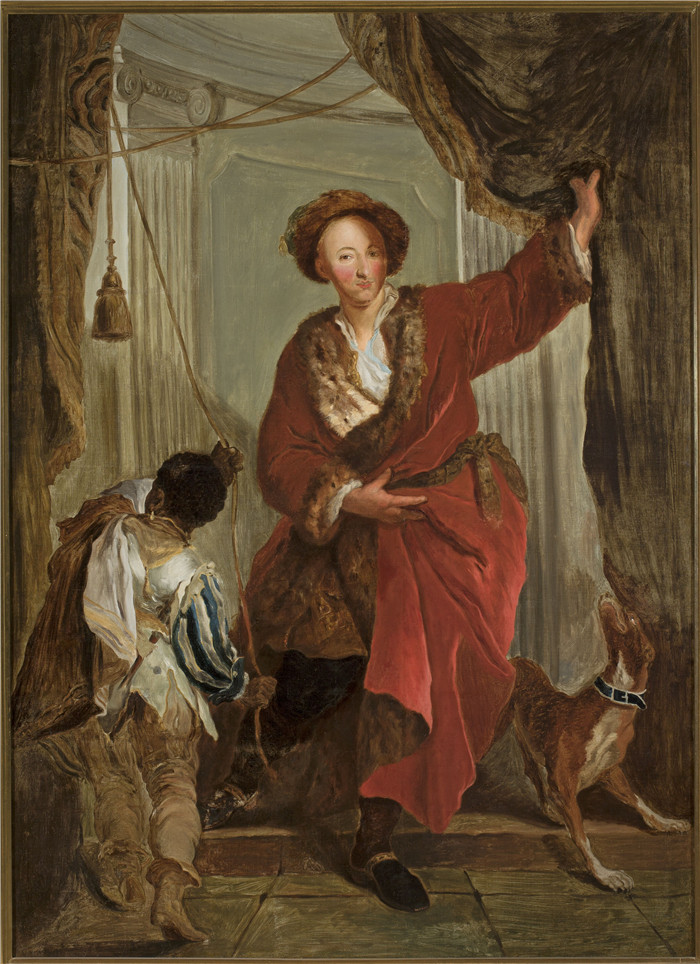 安托万·佩斯内（Antoine Pesne）油画-肖像Portrait of Friedrich Ernst von Knyphausen (1678–1731)