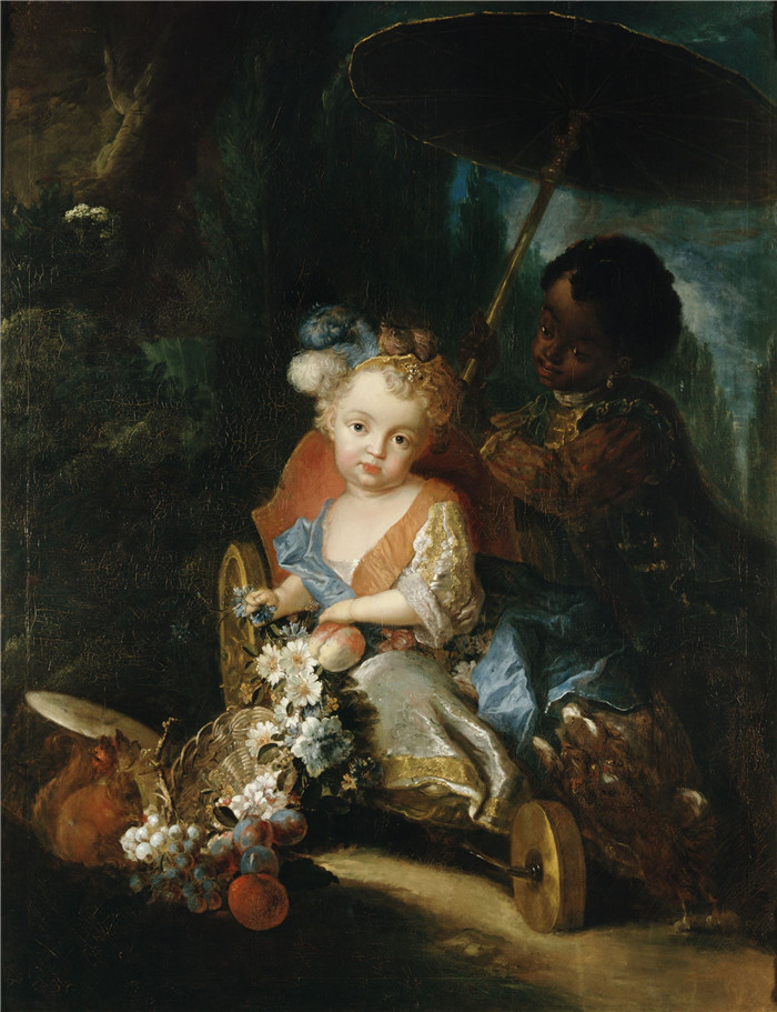 《弗里德里希·路德维希 1707年》安托万·佩斯内（Antoine Pesne）油画- Friedrich Ludwig