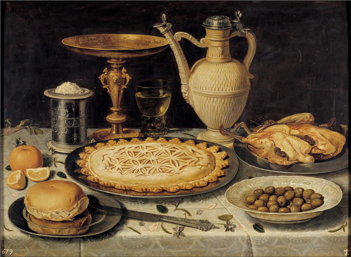 克拉拉·皮特斯（Clara Peeters）的画作-梅萨Mesa (Clara Peeters)