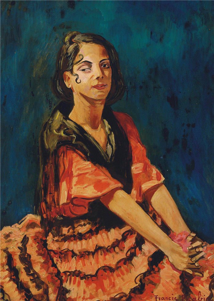 弗朗西斯·毕卡比亚（Francis Picabia）的画作-安达卢西亚andalusia