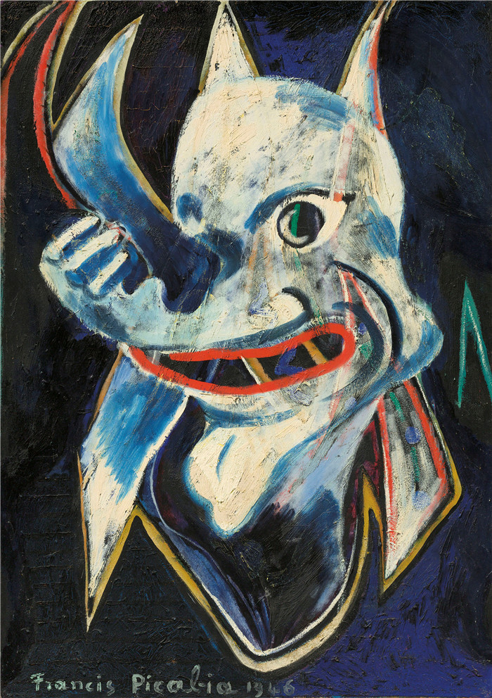 《怪物》弗朗西斯·毕卡比亚（Francis Picabia）的画作-monstre