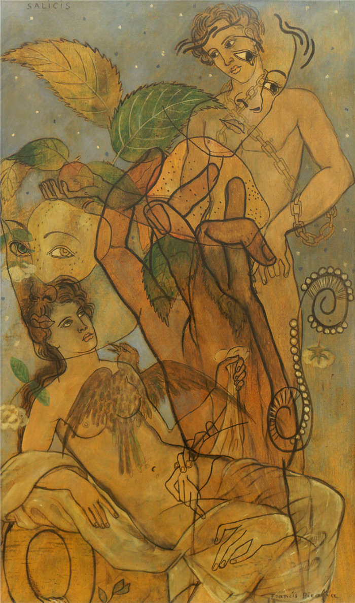 弗朗西斯·毕卡比亚（Francis Picabia）的画作-退出Salicis