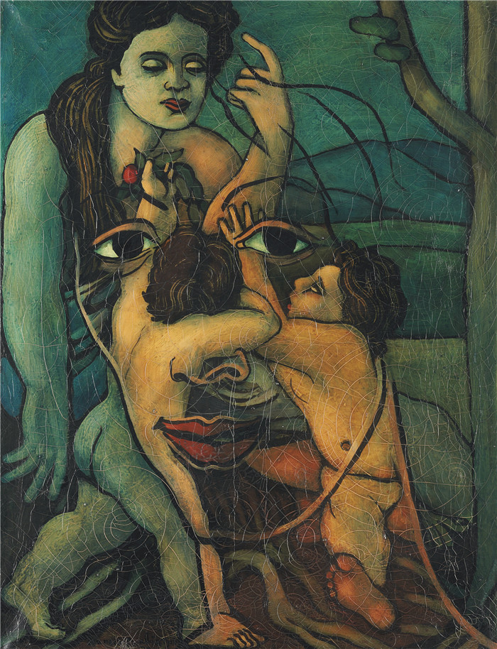 弗朗西斯·毕卡比亚（Francis Picabia）的画作-双子座Geminis