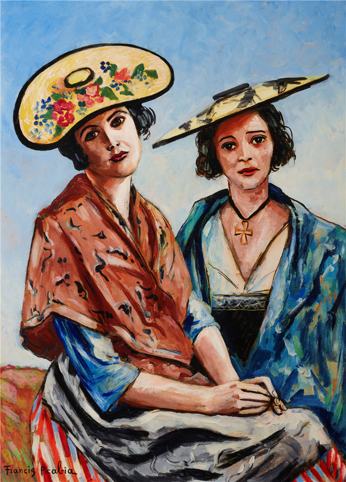 《女人》弗朗西斯·毕卡比亚（Francis Picabia）的画作- Sans titre