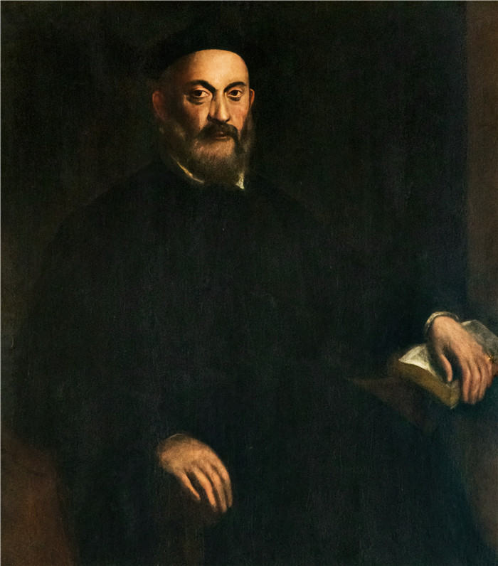 《学者肖像》塞巴斯蒂亚诺·德·皮翁博(Sebastiano del Piombo)油画-Portrait d'un lettré