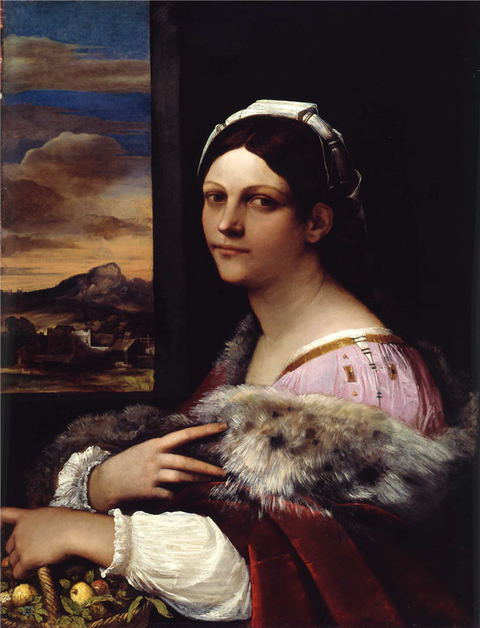 《多萝泰亚·柏林》塞巴斯蒂亚诺·德·皮翁博(Sebastiano del Piombo)油画-Dorotea berlino
