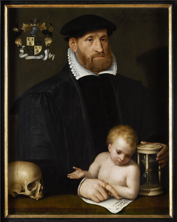 《弗朗索瓦·范德·斯特拉特》彼得·普尔布斯（Pieter Pourbus）的画作-François van der Straten