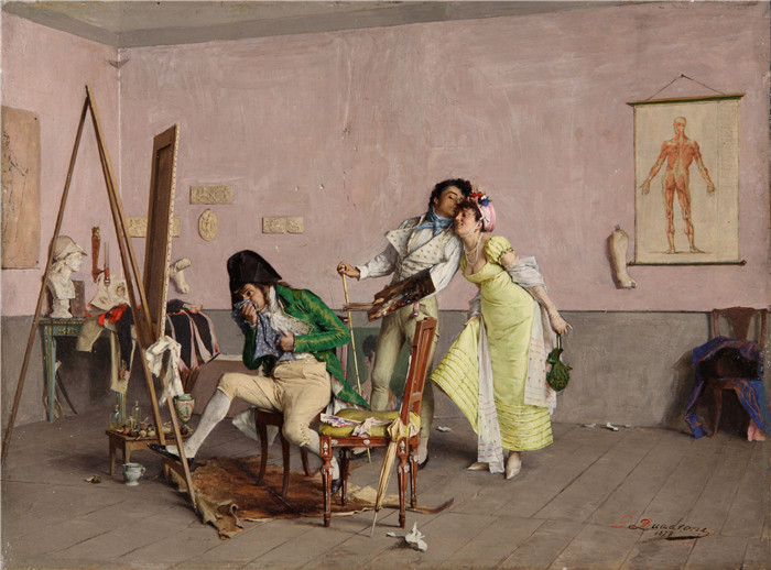 乔瓦尼·巴蒂斯塔·夸德罗内 （Giovanni Battista Quadrone） 的画作-场合Quadrone-Occasion