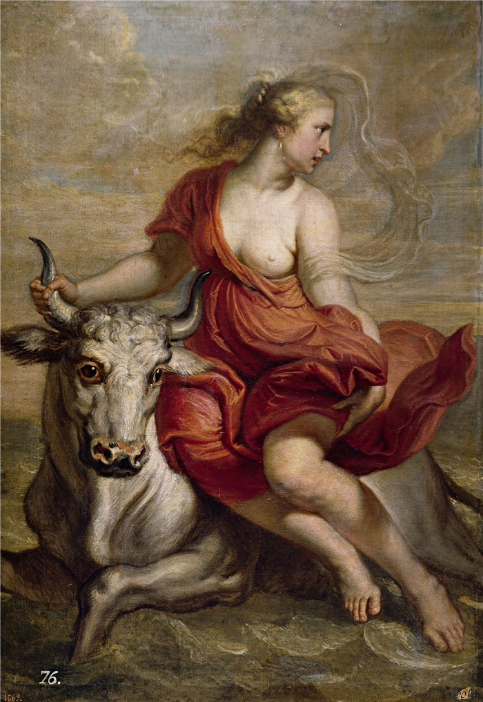 《欧洲的强奸》伊拉斯谟·奎利努斯二世（Erasmus Quellinus II）的画作-The Rape of Europe