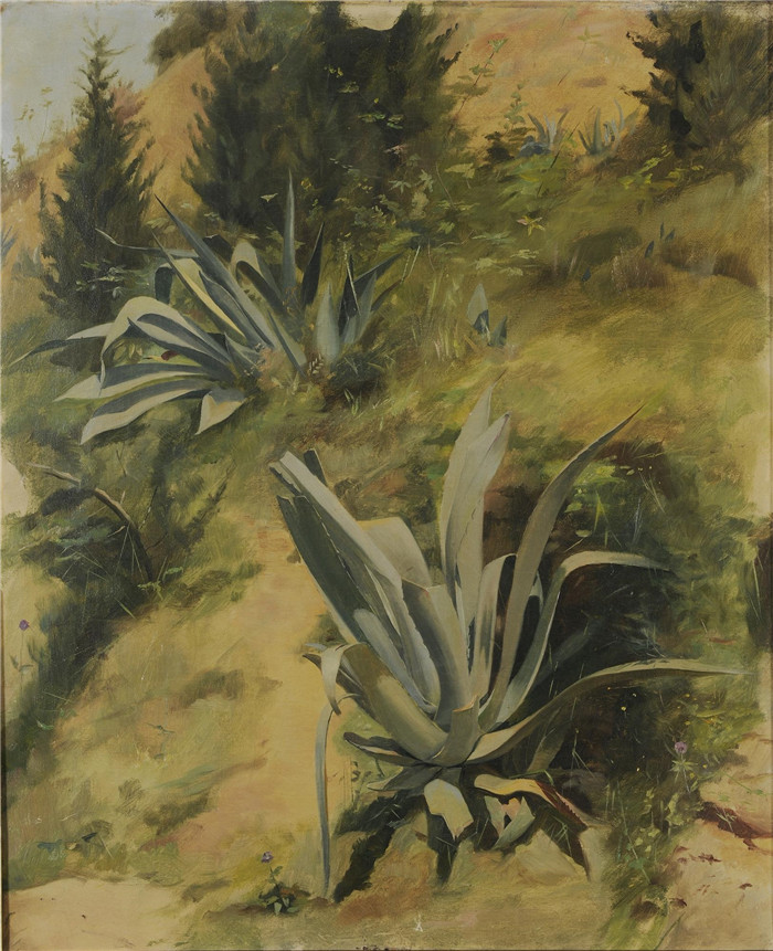 西奥多·雅克·拉利 （Théodore Jacques Ralli） 的画作-研究Study (Ralli)