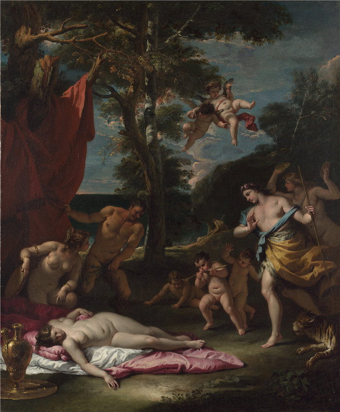 《基督的复活》塞巴斯蒂亚诺·里奇（Sebastiano Ricci）油画-Bacchus and Ariadne