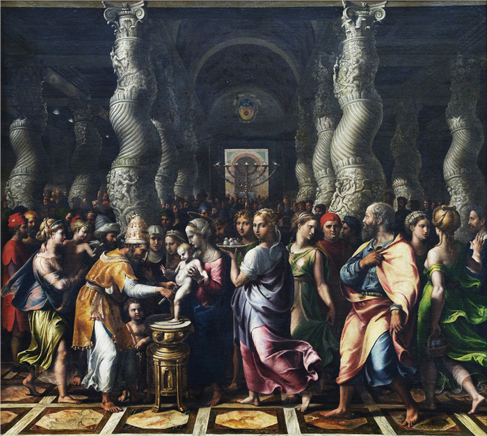 《割礼》朱利奥·罗马诺（Giulio Romano）的画作-La Circoncision