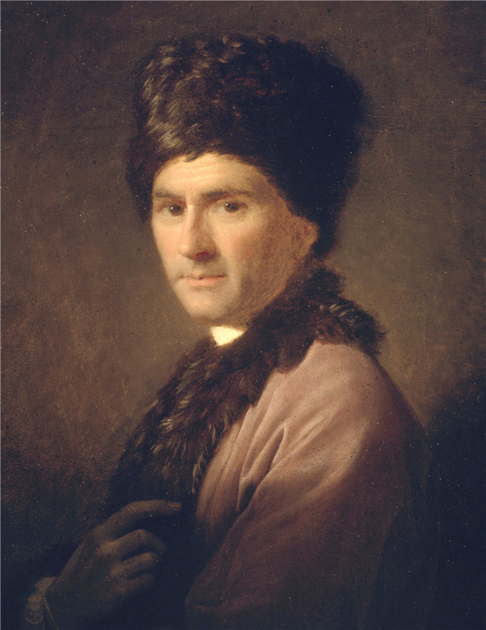 《让-雅克·卢梭》艾伦·拉姆齐 （Allan Ramsay） 画作-Jean-Jacques Rousseau (1712 - 1778)