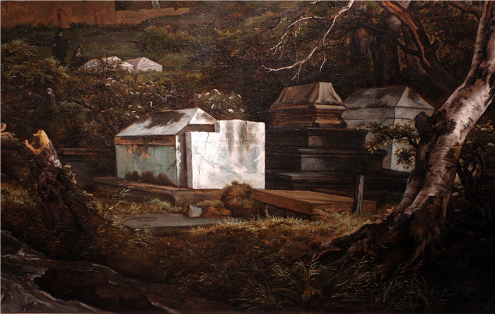 雅各布·范·鲁伊斯黛尔（Jacob van Ruisdael）油画-犹太公墓il cimitero ebraico