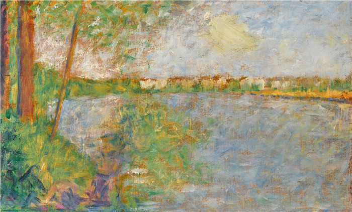 《大杰特的春天》乔治·修拉(Georges Seurat)高清作品-Printemps à la Grande Jatte