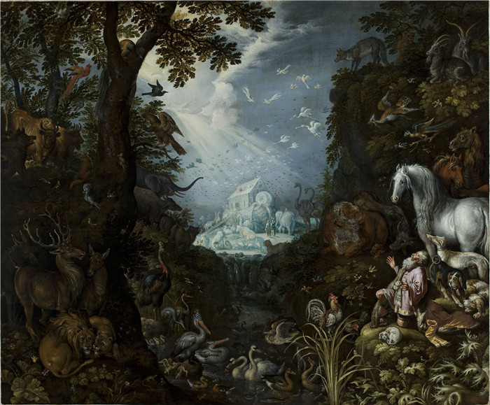 《诺亚方舟》罗兰德·萨弗里（Roelant Savery）画作-Noah's Ark