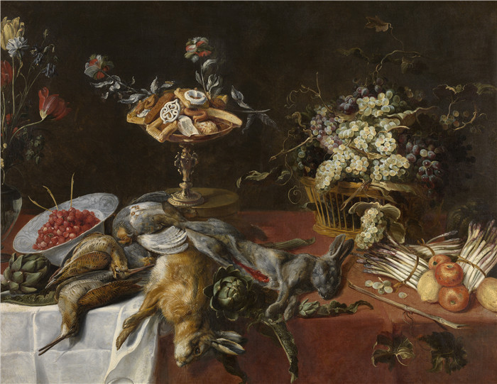 弗兰斯·斯奈德斯（Frans Snyders）油画-静物 Paul de Vos - Stilleven