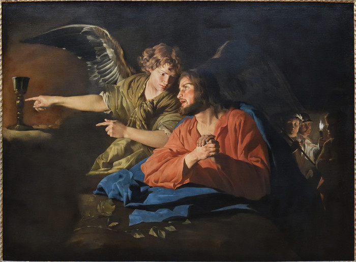 《橄榄山上的基督》马蒂亚斯·斯托姆(Matthias Stom)油画-Christ on the Olive mountain 2047